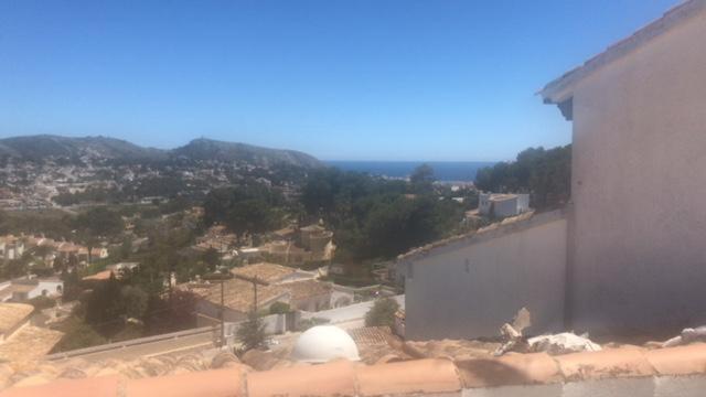 Апартаменты Atico-Penthouse En Moraira Con Vistas Al Mar Теулада Экстерьер фото