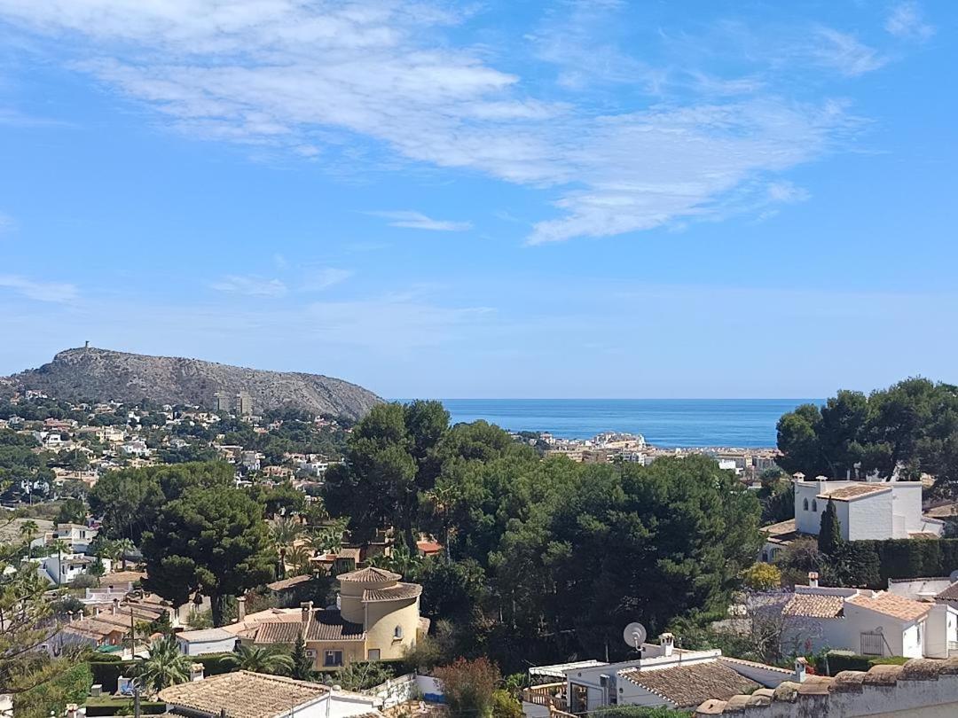 Апартаменты Atico-Penthouse En Moraira Con Vistas Al Mar Теулада Экстерьер фото
