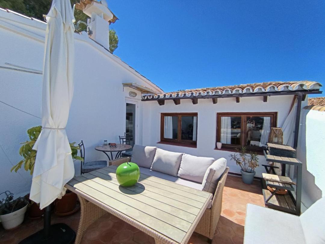 Апартаменты Atico-Penthouse En Moraira Con Vistas Al Mar Теулада Экстерьер фото