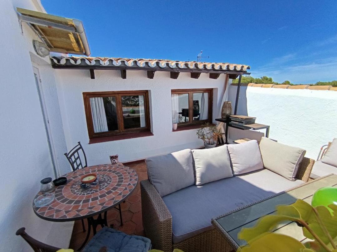 Апартаменты Atico-Penthouse En Moraira Con Vistas Al Mar Теулада Экстерьер фото