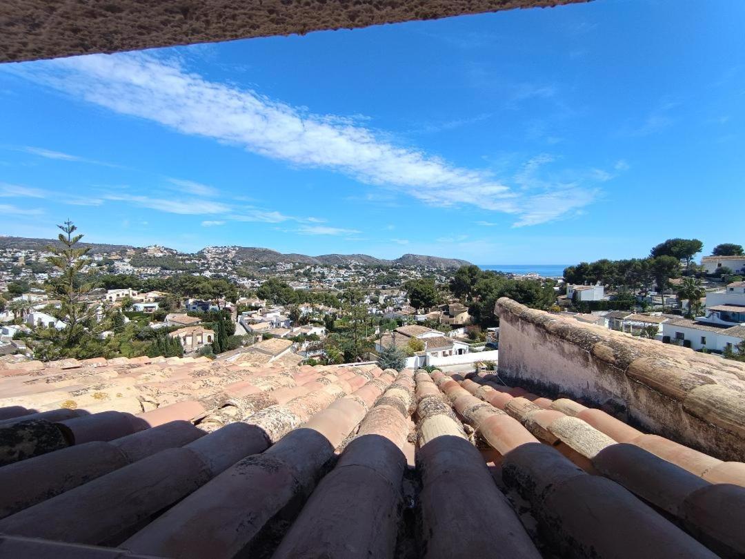 Апартаменты Atico-Penthouse En Moraira Con Vistas Al Mar Теулада Экстерьер фото